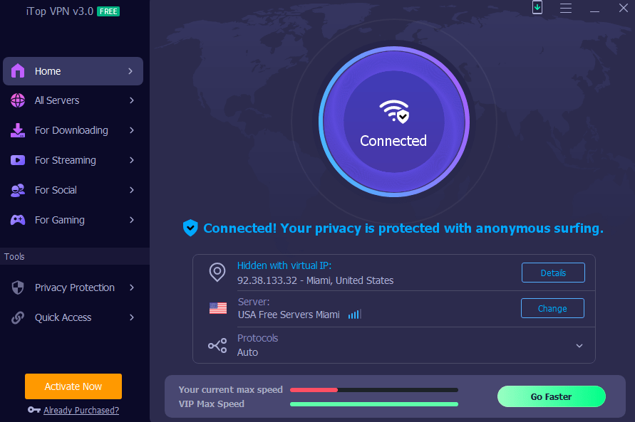 Use iTop VPN to Play Games from Anywhere and Reduce Game Ping